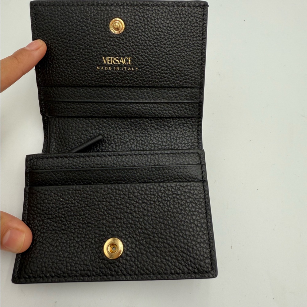 NEW Versace Python Compact Wallet - Picture 7 of 8